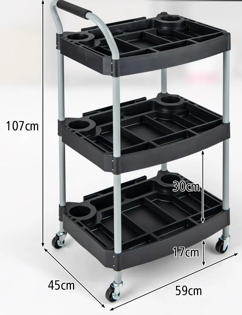 Carucior pentru scule Costway TH10077DK (Black)