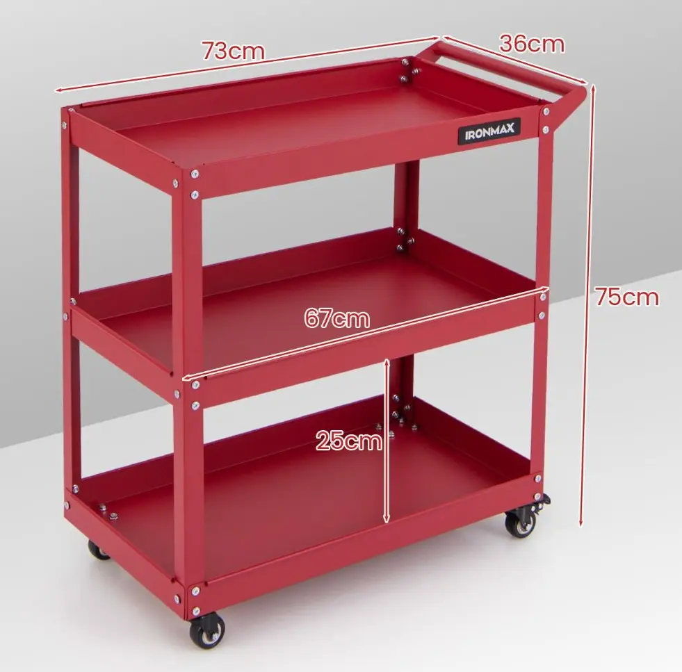 Инструментальная тележка Costway TL35736RE (Red)