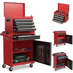 Инструментальный шкаф Costway TL35688GA (Red/Black) Thumb