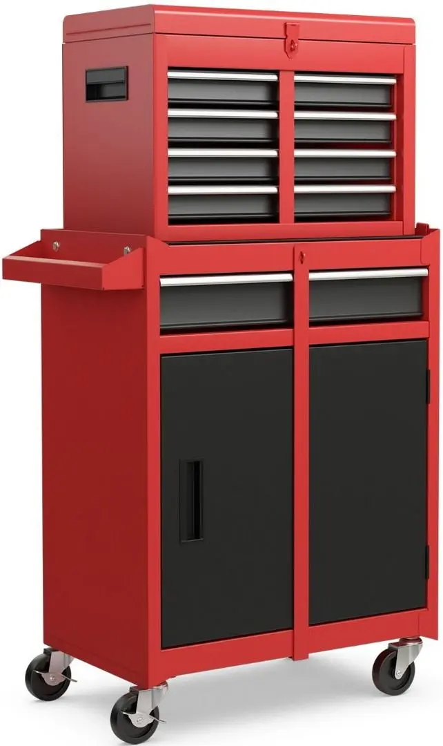 Инструментальный шкаф Costway TL35688GA (Red/Black)