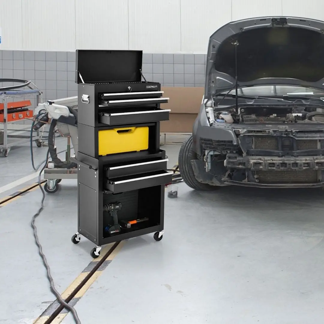 Тележка для инструментов Costway TL35690BK (Black)