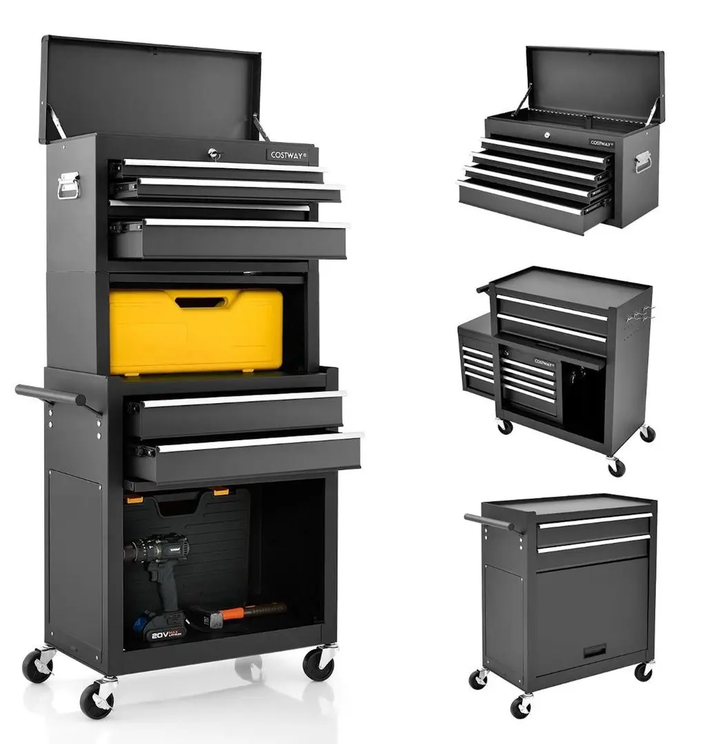 Тележка для инструментов Costway TL35690BK (Black)