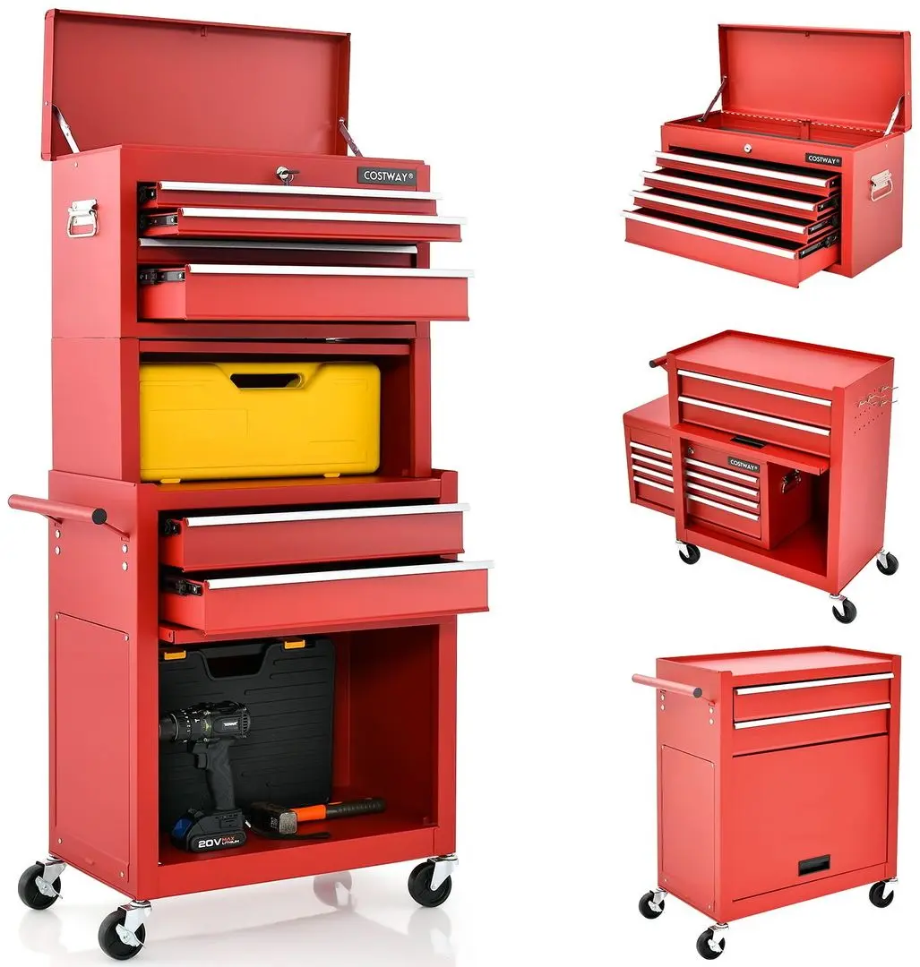 Carucior pentru scule Costway TL35690RE (Red)