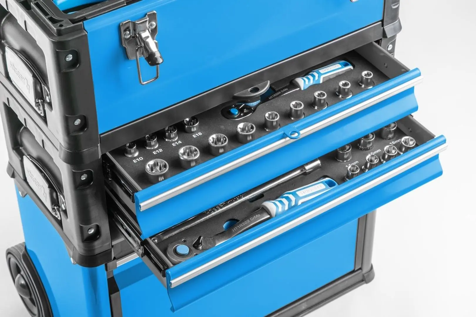 Тележка для инструментов Hoegert HT7G080 (Black/Blue)