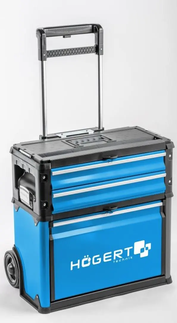 Тележка для инструментов Hoegert HT7G080 (Black/Blue)