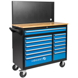 Тележка инструментальная Hoegert HT7G044 (Black/Blue)