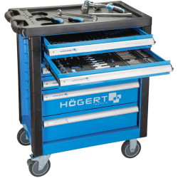 Тележка инструментальная Hoegert HT7G046 (Black/Blue) Thumb