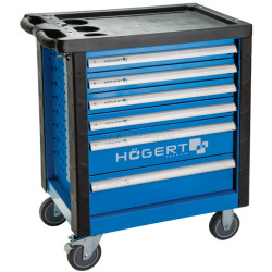 Тележка инструментальная Hoegert HT7G046 (Black/Blue)