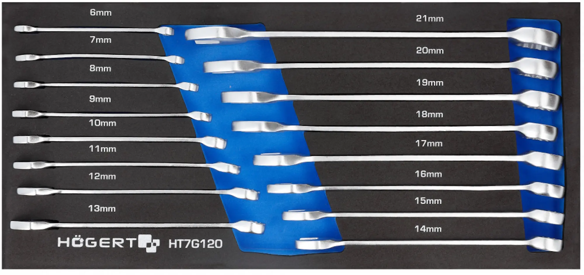 Carucior pentru scule Hoegert HT7G050 (Black/Blue)