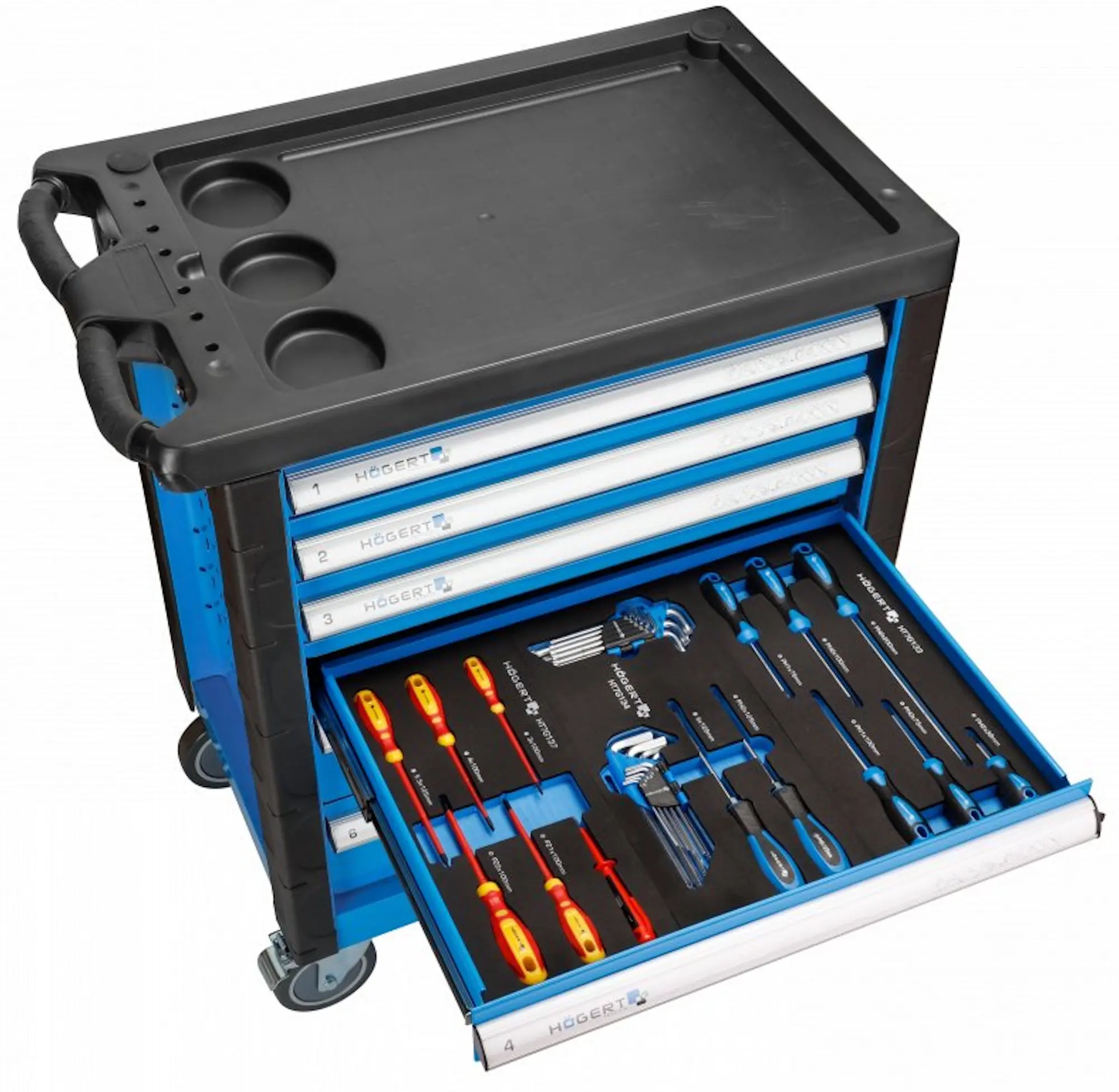 Тележка инструментальная Hoegert HT7G052