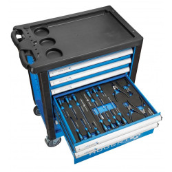 Carucior pentru scule Hoegert HT7G056 (Black/Blue) Thumb