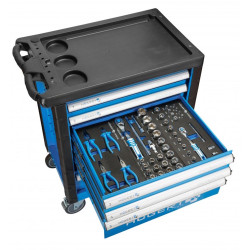 Carucior pentru scule Hoegert HT7G056 (Black/Blue) Thumb