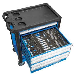 Carucior pentru scule Hoegert HT7G056 (Black/Blue) Thumb