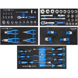 Carucior pentru scule Hoegert HT7G058 (Black/Blue) Thumb