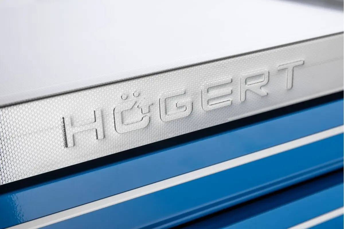 Тележка инструментальная Hoegert HT7G572 (Black/Blue) - 4