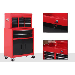 Dulap pentru instrumente Homcom E2-0007 (Red/Black) Thumb