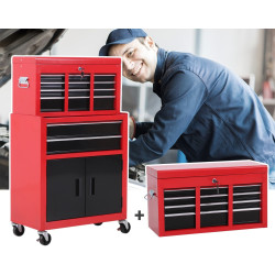 Dulap pentru instrumente Homcom E2-0007 (Red/Black) Thumb