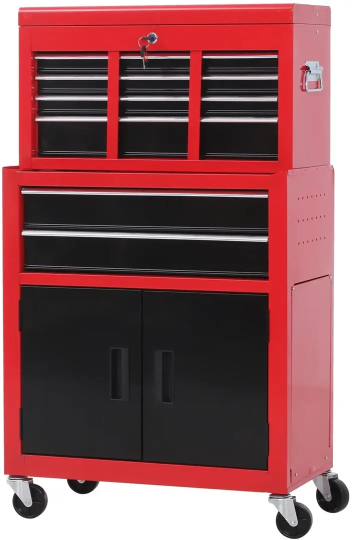 Dulap pentru instrumente Homcom E2-0007 (Red/Black)