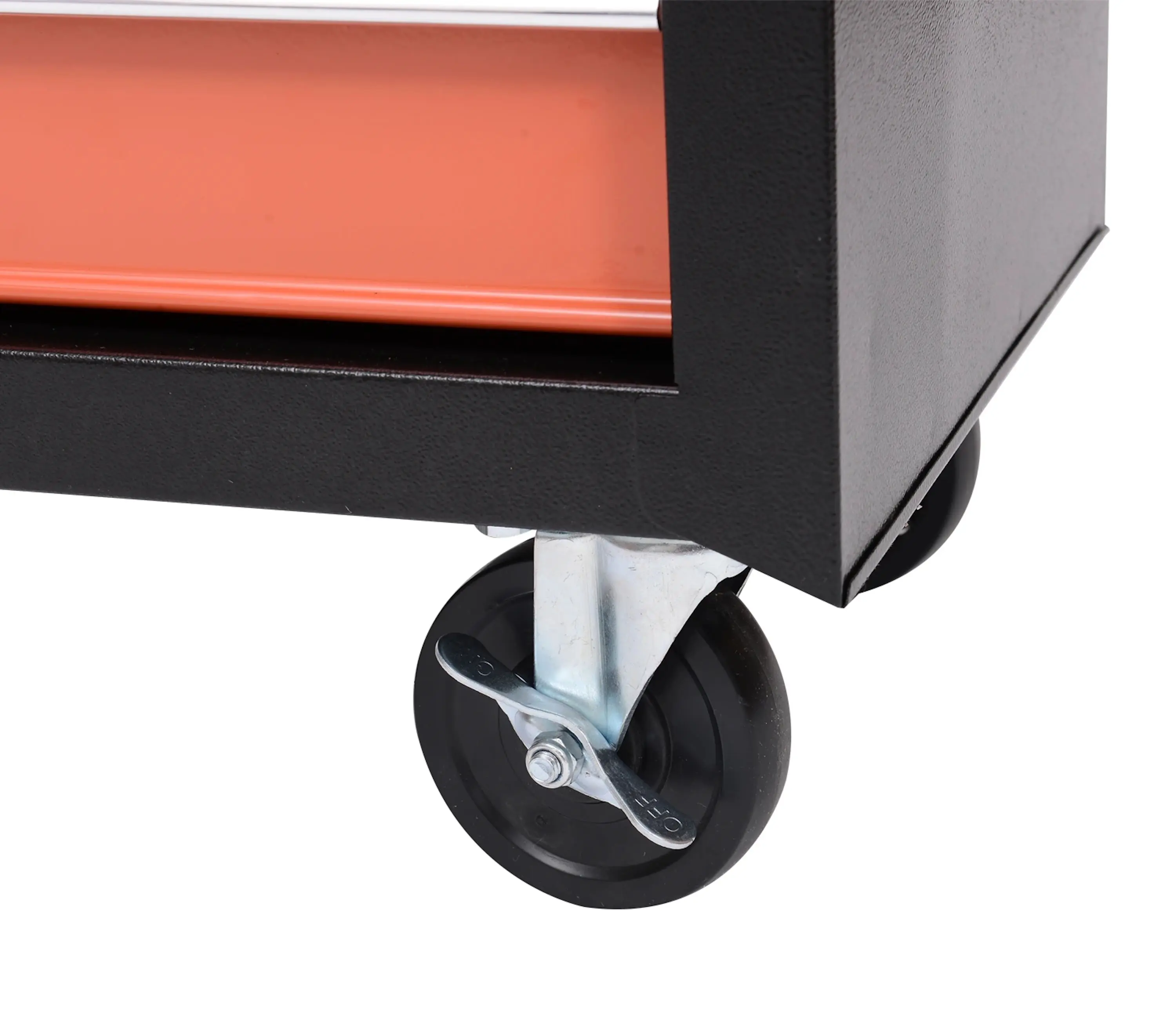 Carucior pentru instrumente Homcom B20-001 (Black/Orange) - 2