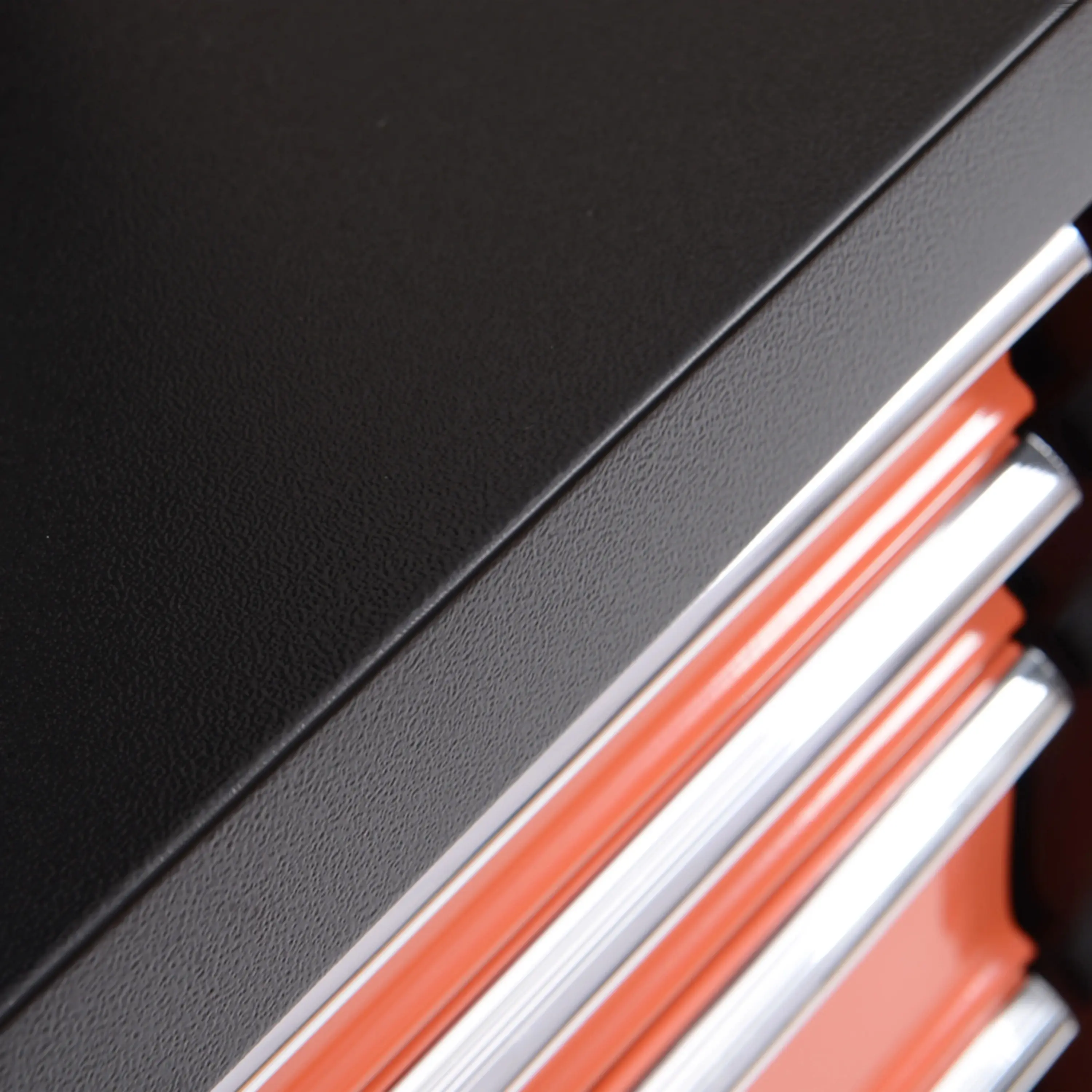 Carucior pentru instrumente Homcom B20-001 (Black/Orange) - 4