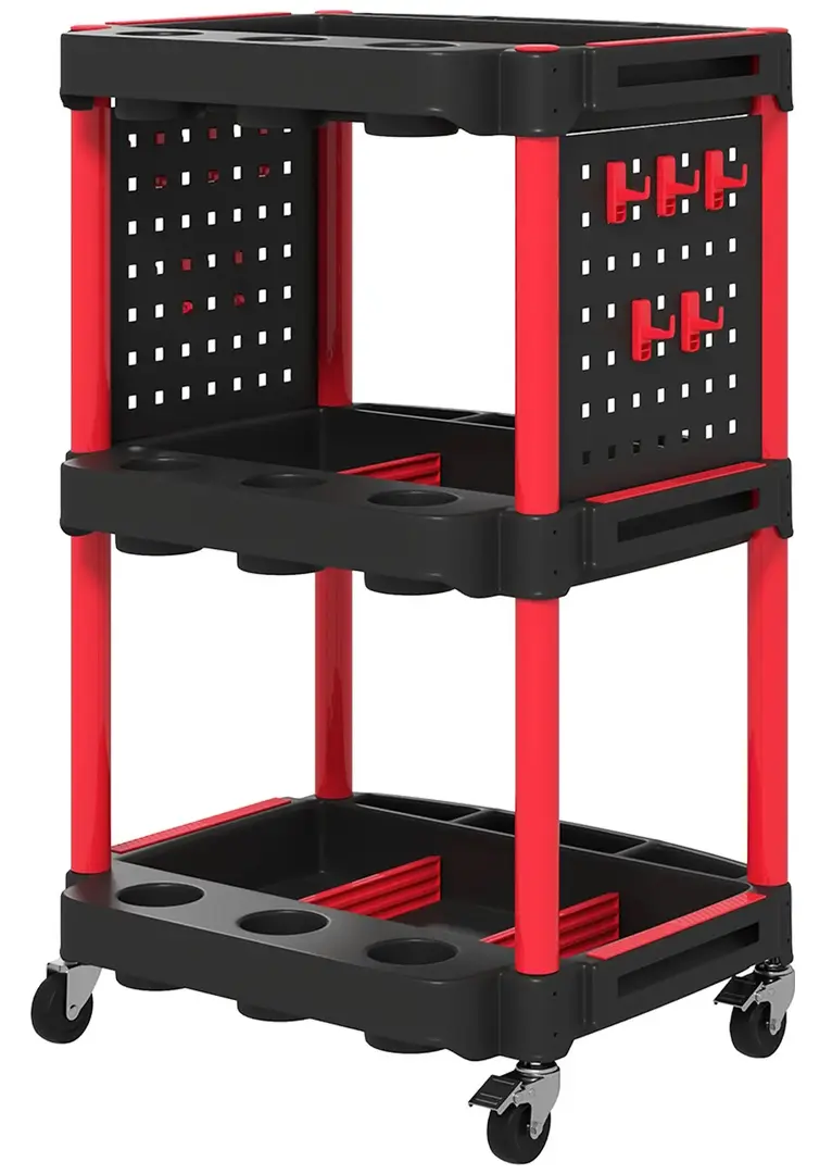 Тележка для инструментов Homcom B20-115V00RD (Red/Black)