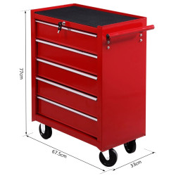 Тележка для инструментов Homcom E2-0004 (Red) Thumb