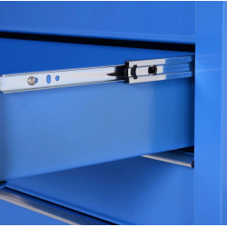 Carucior pentru instrumente Homcom E2-0005 (Blue) Thumb