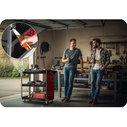 Тележка для инструментов Humberg HM-515 551500 (Red/Black) Thumb