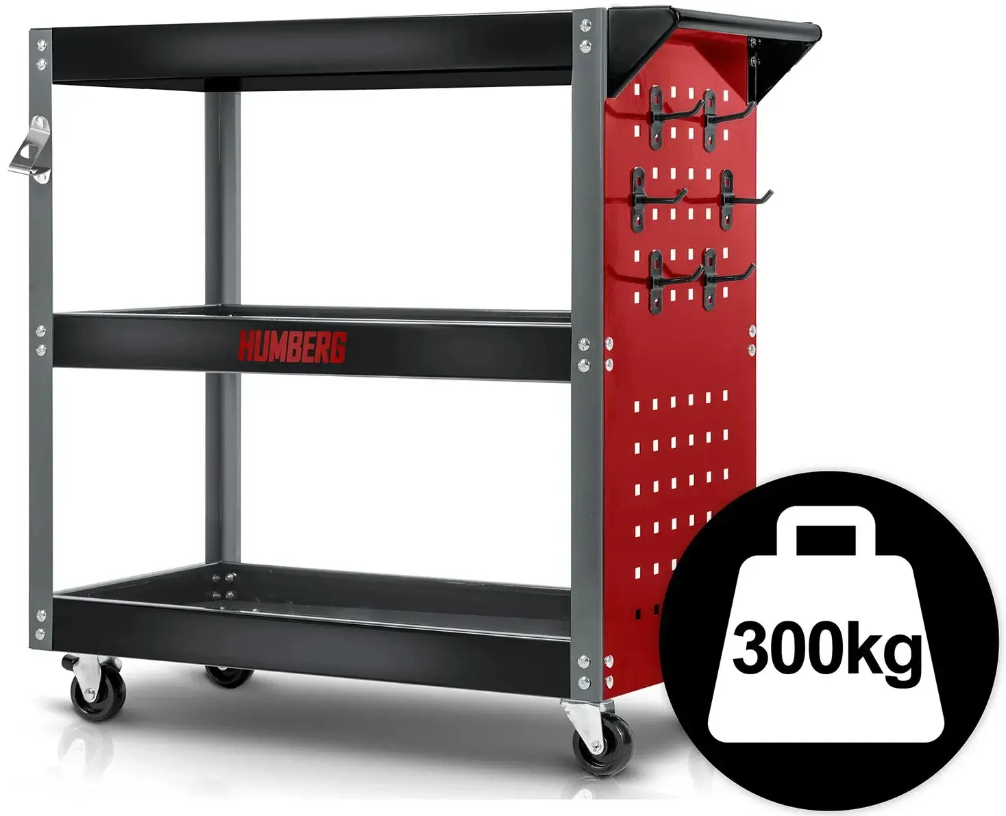 Тележка для инструментов Humberg HM-515 551500 (Red/Black) - 14