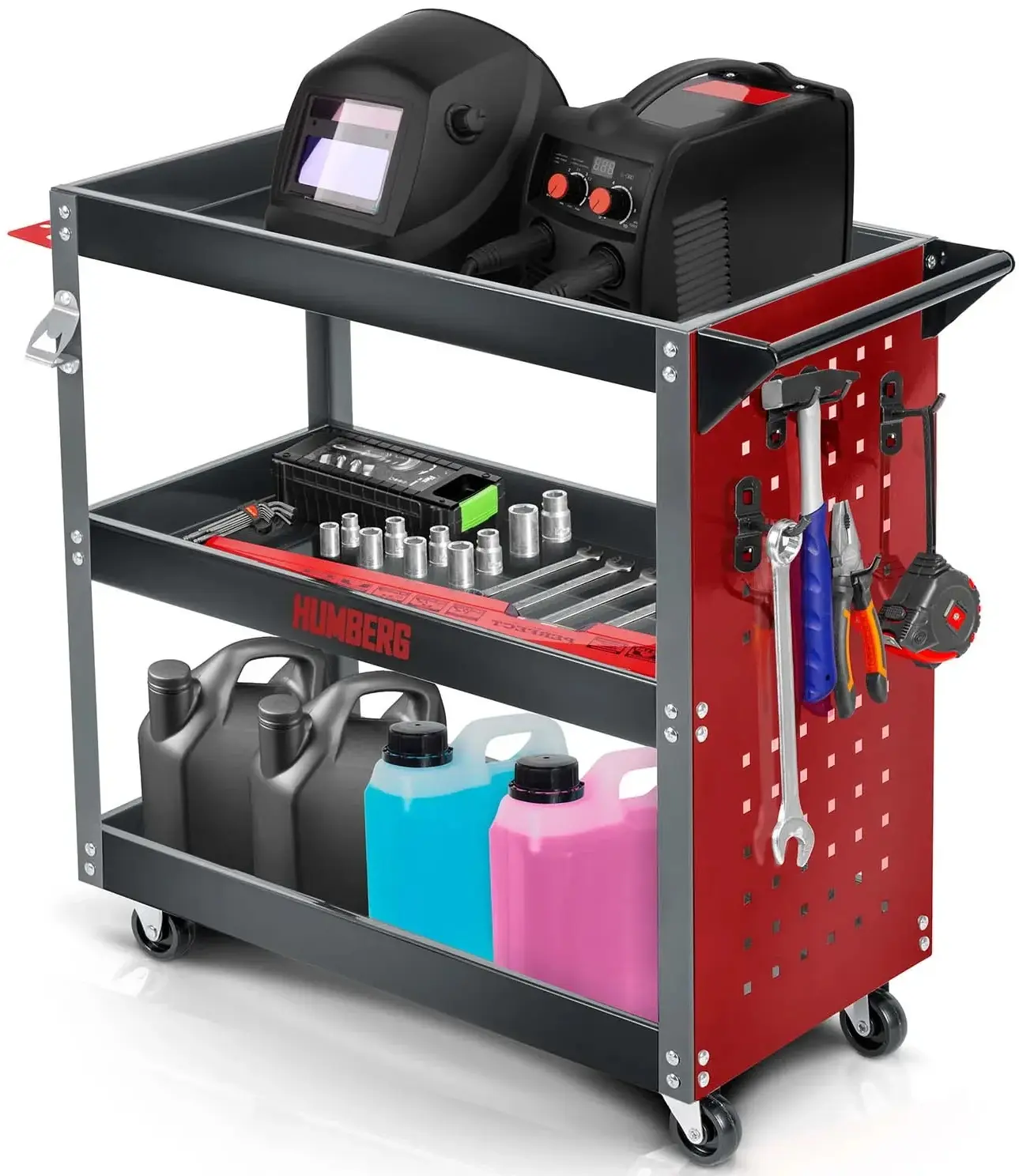 Тележка для инструментов Humberg HM-515 551500 (Red/Black) - 7
