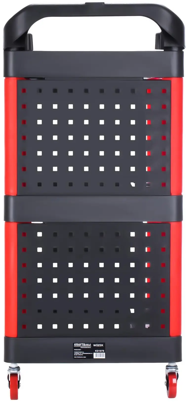 Тележка для инструментов Kraft&Dele KD1076 (Black/Red) - 7