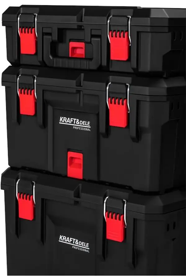 Тележка для инструментов Kraft&Dele KD1077 (Black/Red) - 2