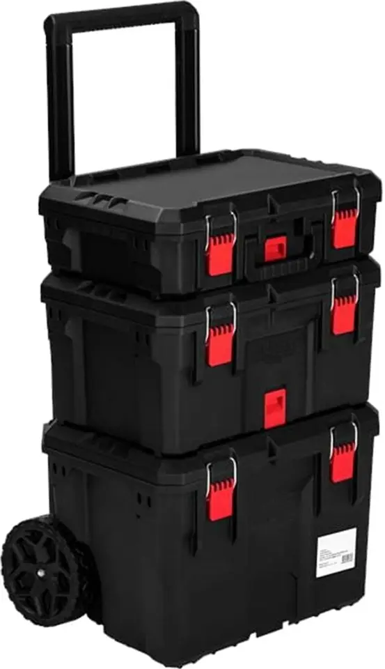 Тележка для инструментов Kraft&Dele KD1077 (Black/Red)
