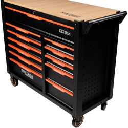 Carucior pentru scule Kraft&Dele KD1064 (Black/Wood) Thumb