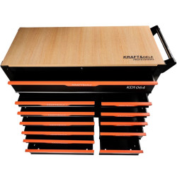 Carucior pentru scule Kraft&Dele KD1064 (Black/Wood) Thumb