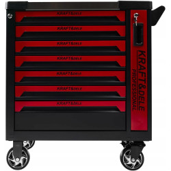 Тележка инструментальная Kraft&Dele KD1078 (Red/Black) Thumb