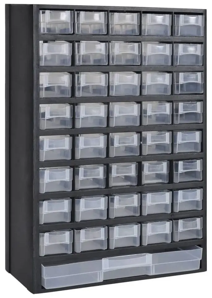 Набор органайзеров для инструментов VidaXL 275657 (Black)