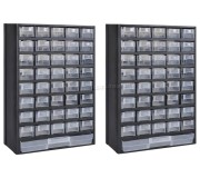 Set organizator de scule VidaXL 275657 (Black)