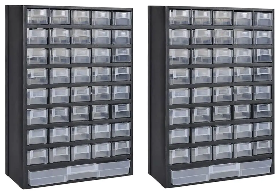 Набор органайзеров для инструментов VidaXL 275657 (Black)