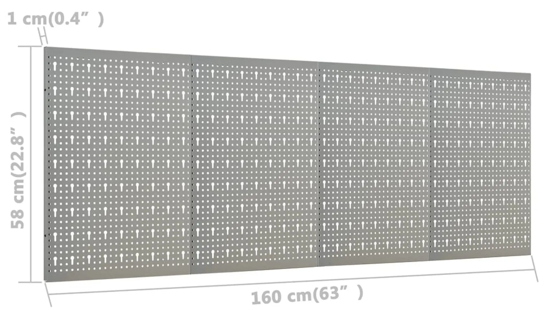 Настенный органайзер VidaXL 145350 (Grey)