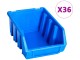 Настенный органайзер VidaXL 146282 (Blue/Black)