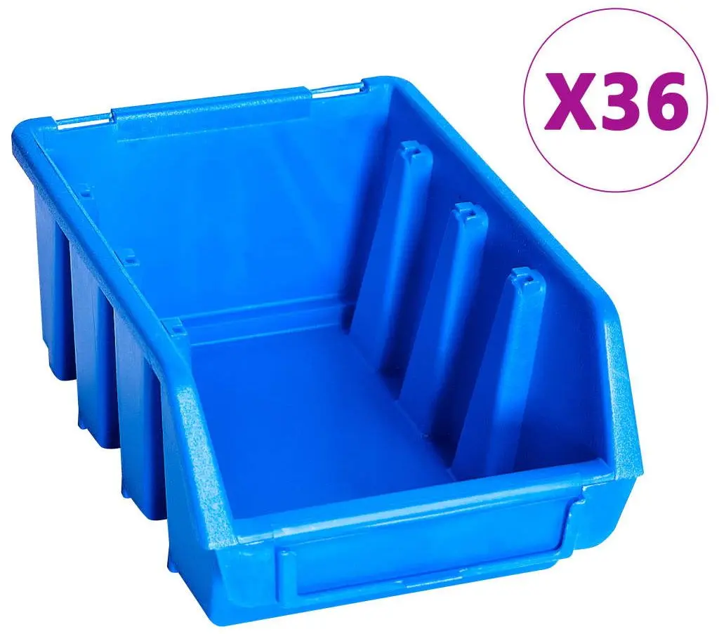 Organizator de perete VidaXL 146282 (Blue/Black)