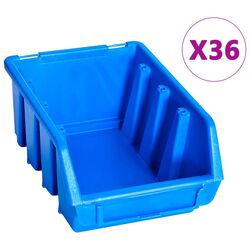 Organizator de perete VidaXL 146282 (Blue/Black) Thumb