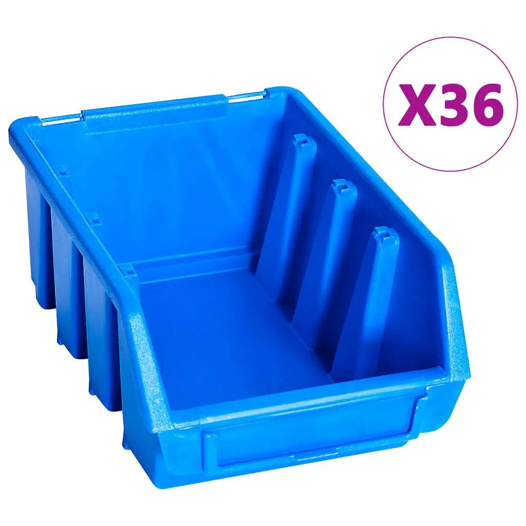 Organizator de perete VidaXL 146282 (Blue/Black)