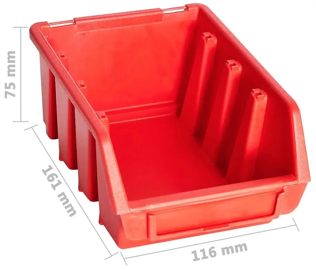 Настенный органайзер VidaXL 146283 (Red/Black)