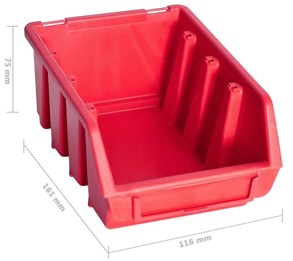 Настенный органайзер VidaXL 150811 (Red/Black)