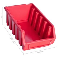 Настенный органайзер VidaXL 150811 (Red/Black) Thumb