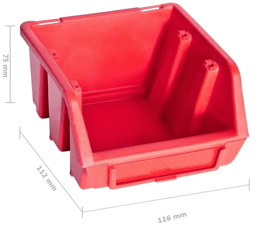 Настенный органайзер VidaXL 150811 (Red/Black)