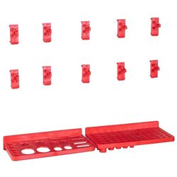 Настенный органайзер VidaXL 150812 (Red/Black) Thumb