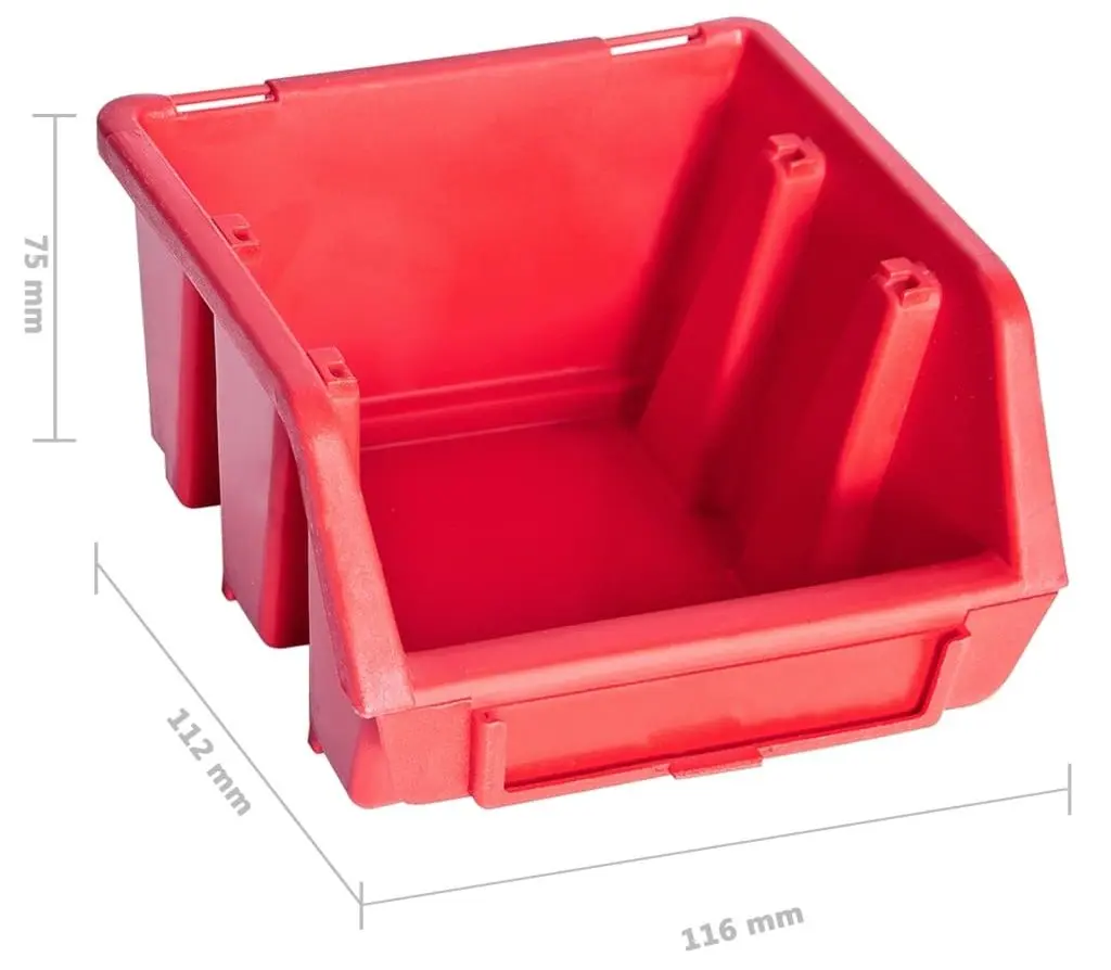 Настенный органайзер VidaXL 150812 (Red/Black)